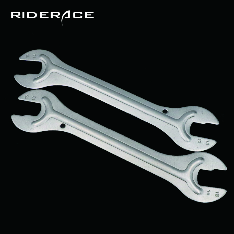 RIDERACE Bicycle Hub Spanner 13/15 14/16mm Head Open End Axle Hubs Cone Wrench Pedal Headset Bike Service Tools Cycle Repair Kit