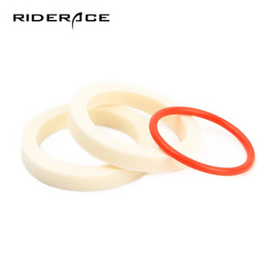 RIDERACE 2Pcs Front Fork Sponge Ring Cycling Dust-Proof Lubricating Sponge Mats Circle Oil Foam Absorb Seal 32/34/35/36 mm Forks