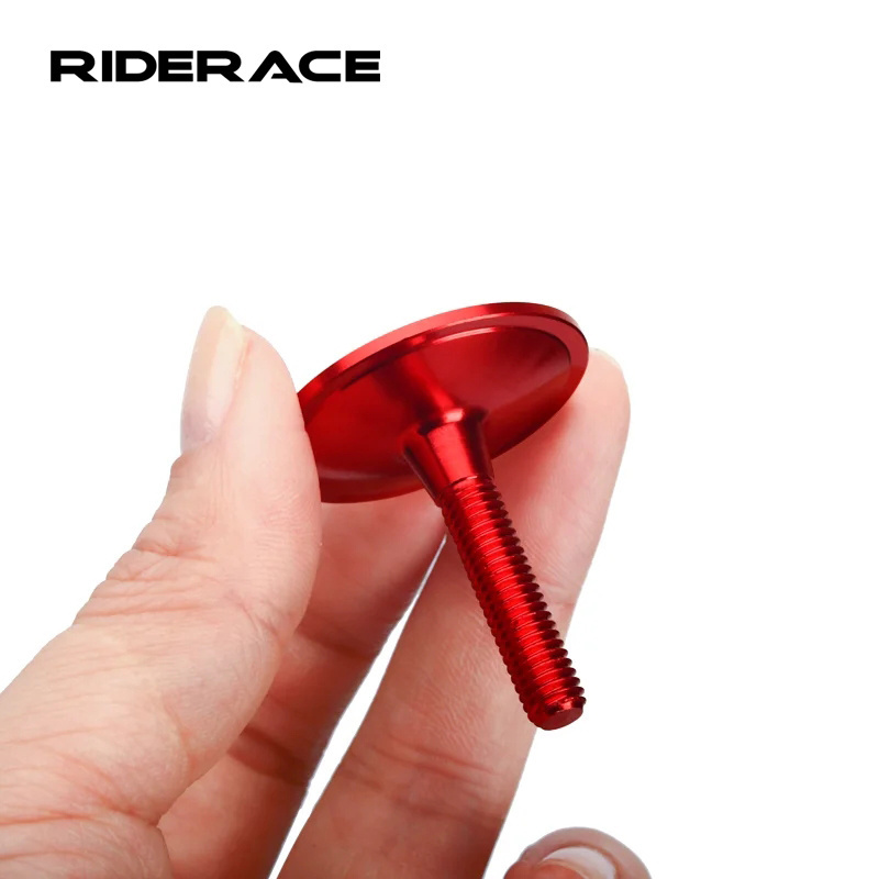 Riderace Bicycle Headset Top Cap For 28.6mm Fork Tube Cover Aluminum Alloy Road Bike Stem Top Cap Screw Shell Cover Accessories