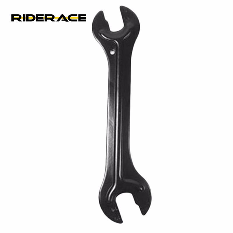 RIDERACE Carbon Steel Bike Head Open End Axle Hub Cone Wrench Spanner Durable Mountain Road Bicycle Service Tool 13/15 14/16mm