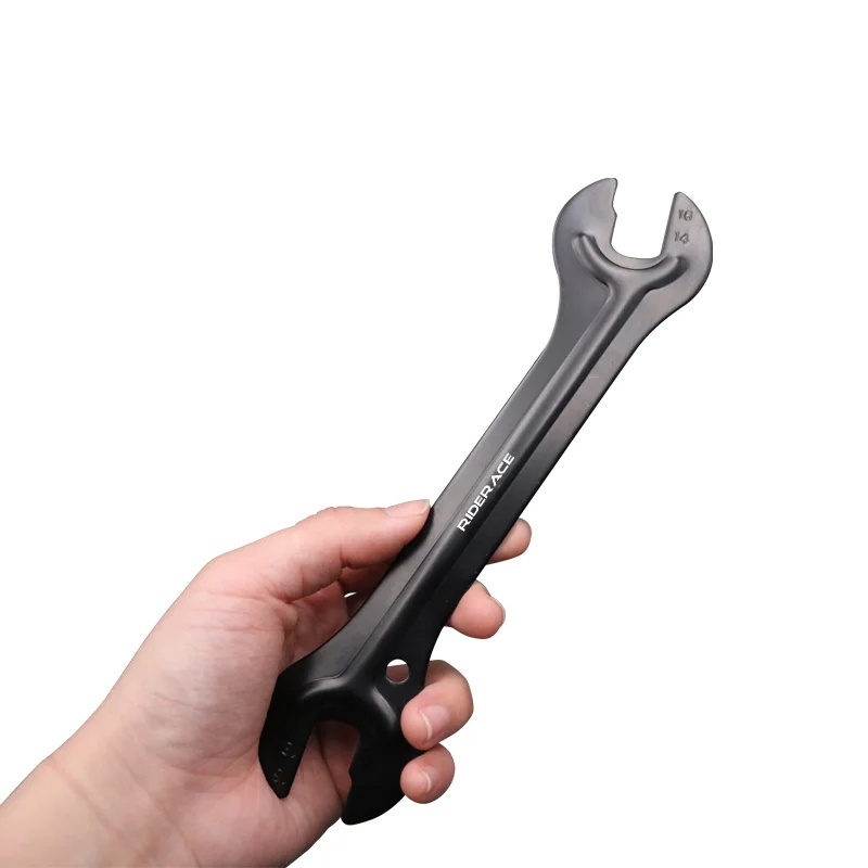 Riderace 2Pcs Bicycle Head Open End Axle Hub Cone Wrench Spanner Bike Repair Tool Cycling Durable Wrench Accessories 13/15 14mm