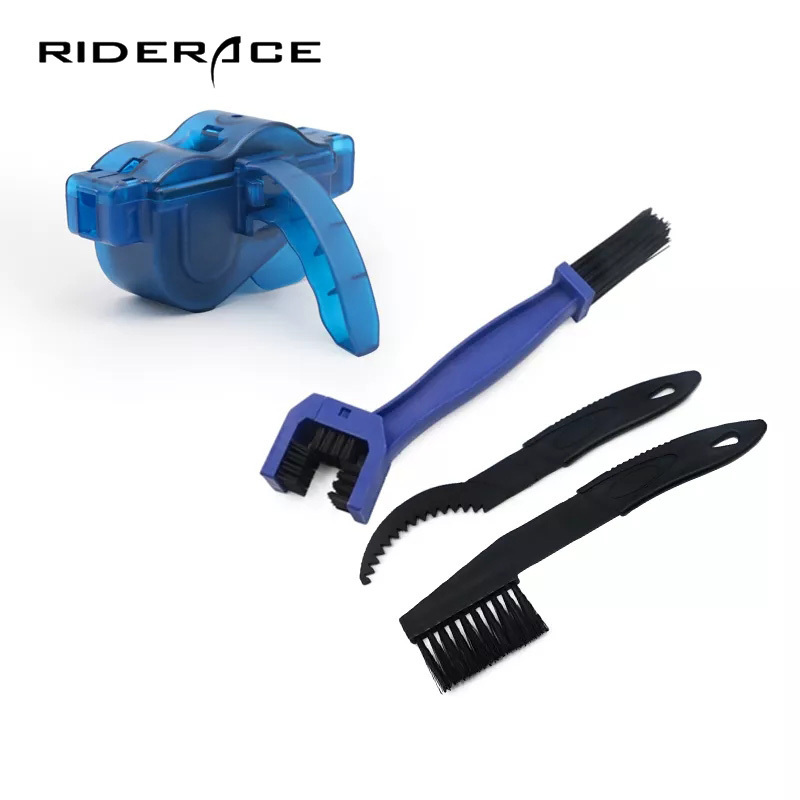 Bike Chain Cleaner Clean Machine Brushes Bicycle Brush Maintenance Repair Tool Cycling Cleaning Scrubber Kit For Mountain Road