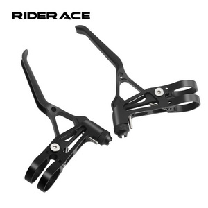 Riderace Bicycle Brake Lever Aluminium  Alloy Hollow V Brake Handle BMX Folding Mountain Bike Brake Handle Levers Cycling Parts