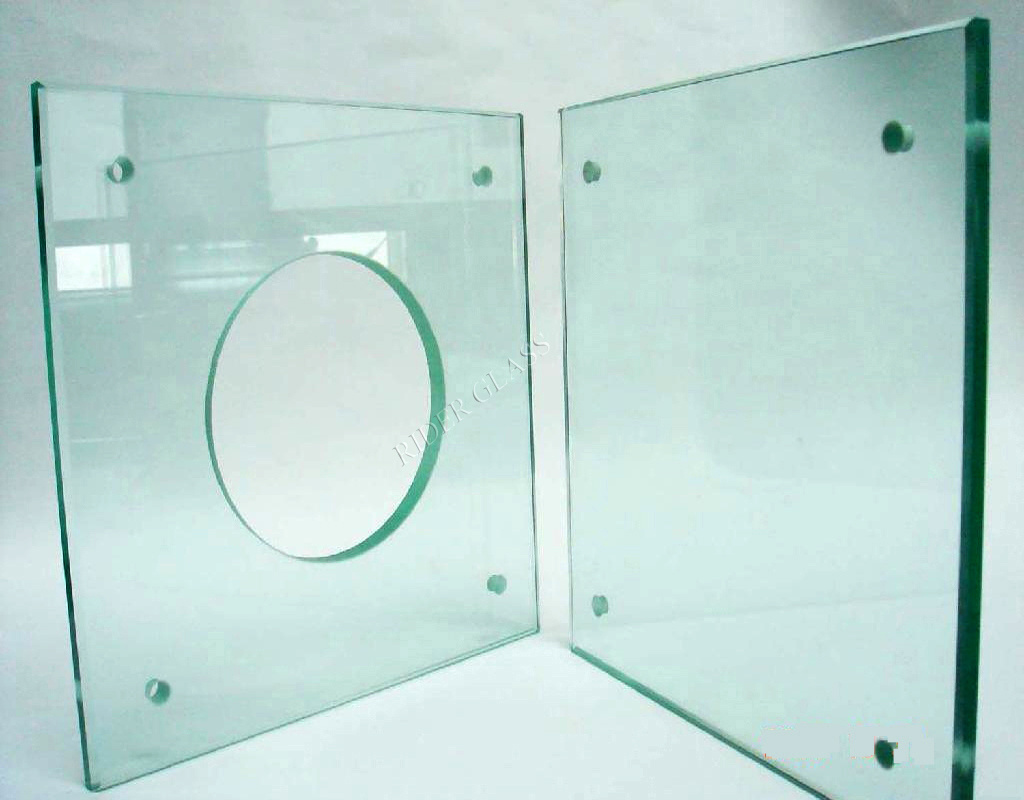 Wholesale cheap price 6mm 8mm 10mm black tinted tempered glass for table top