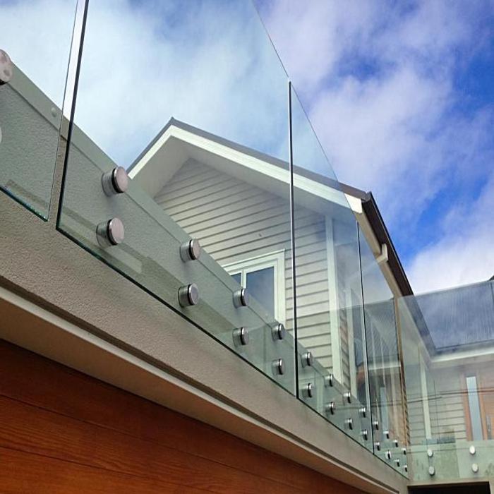 Standard 10mm 12mm Thick Tempered Safty Glass Fence Panels