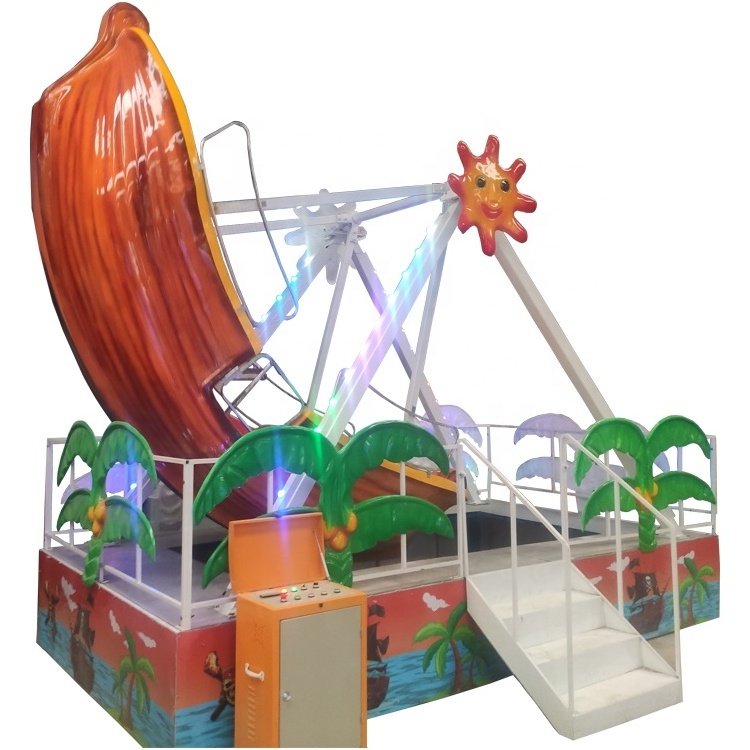 Funny swing viking boat indoor thrill rides amusement equipment mini pirate ship ride for sale