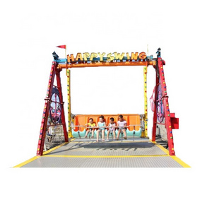 Attractive carnival rides 12 seats happy swing rides flying chair amusement rides for kids