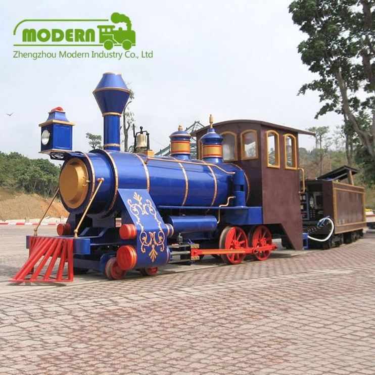 Good quality amusement park trains rail kiddie train for sale