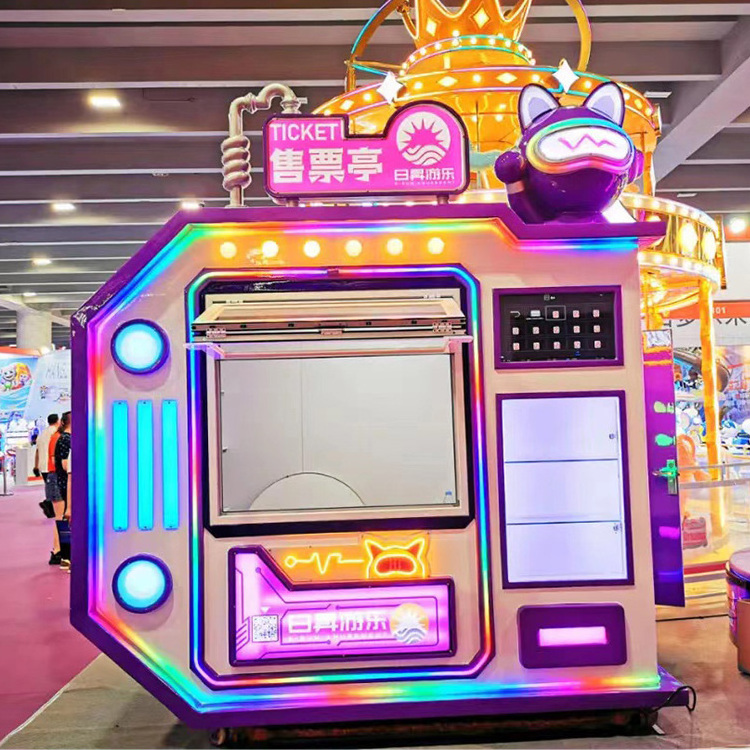 New Design Amusement Equipment Energy Supply Station Other Amusement Park Products Ticket Booth For Sale