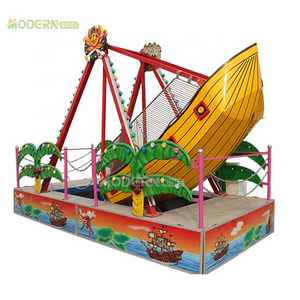 Interesting mini pirate ship theme park kids playground amusement rides swing viking boat for sale