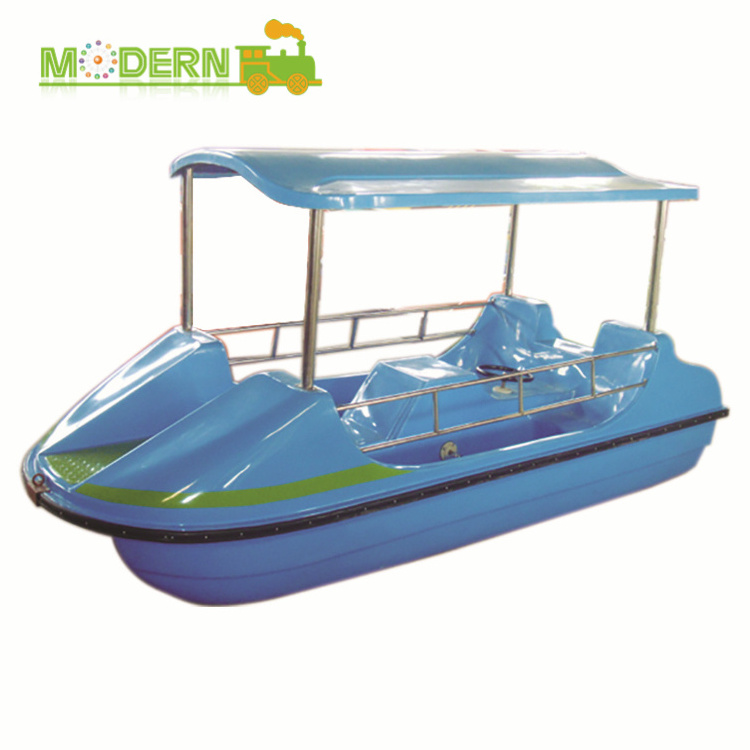 4 seats rental plastic sea used bike car electric adult aquatoy used fiberglass water pedal boat for sale kids with pedal