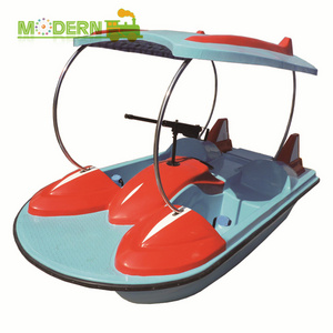 4 seats rental plastic sea used bike car electric adult aquatoy used fiberglass water pedal boat for sale kids with pedal