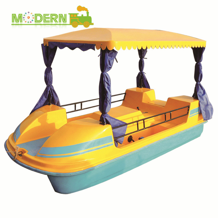 4 seats rental plastic sea used bike car electric adult aquatoy used fiberglass water pedal boat for sale kids with pedal