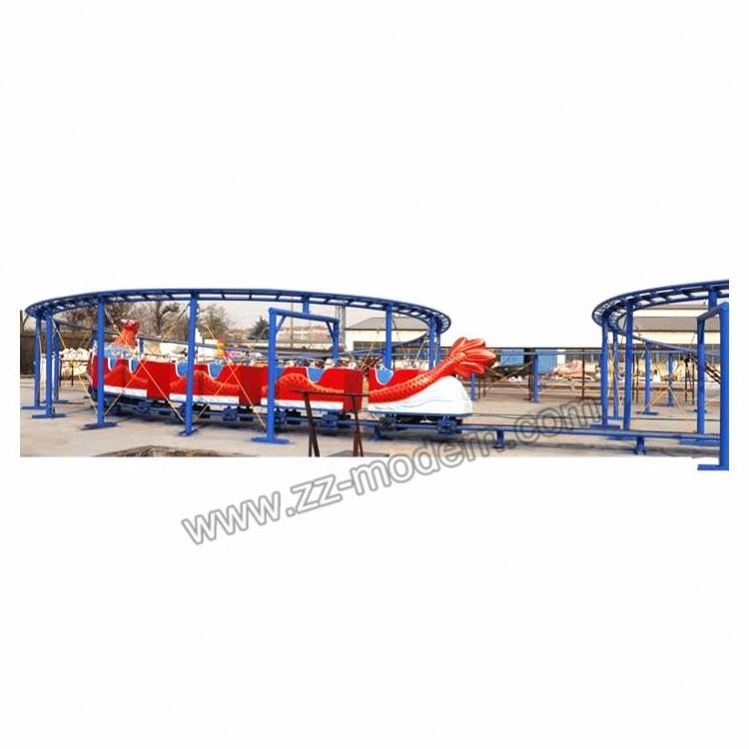 Portable amusement kids carnival rides dragon roller coaster luna park equipment south africa