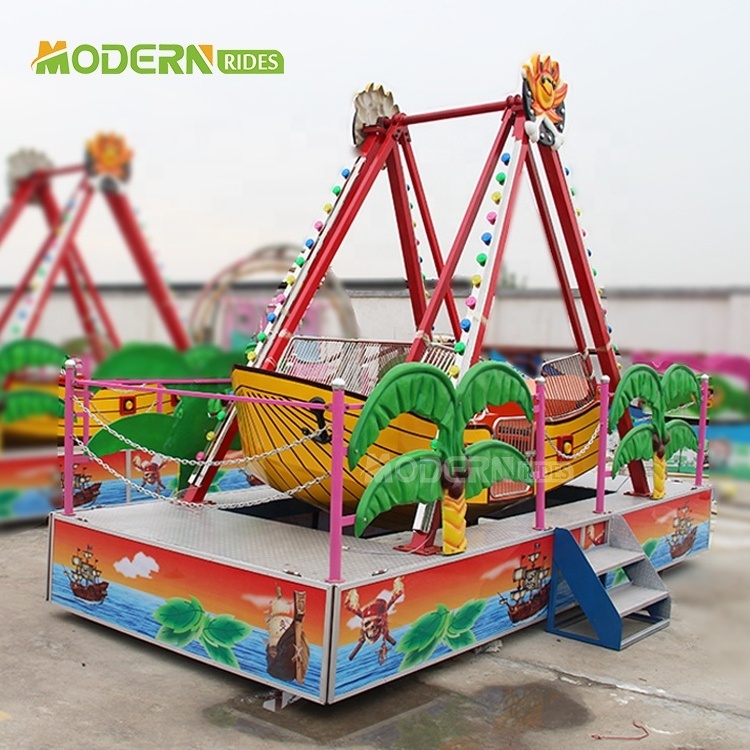 Interesting mini pirate ship theme park kids playground amusement rides swing viking boat for sale