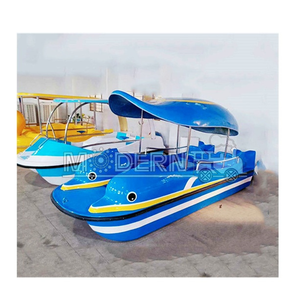 Mini Leisure floating person padel water fishing entertainment small fiberglass kids adult speed electric boat with engine motor