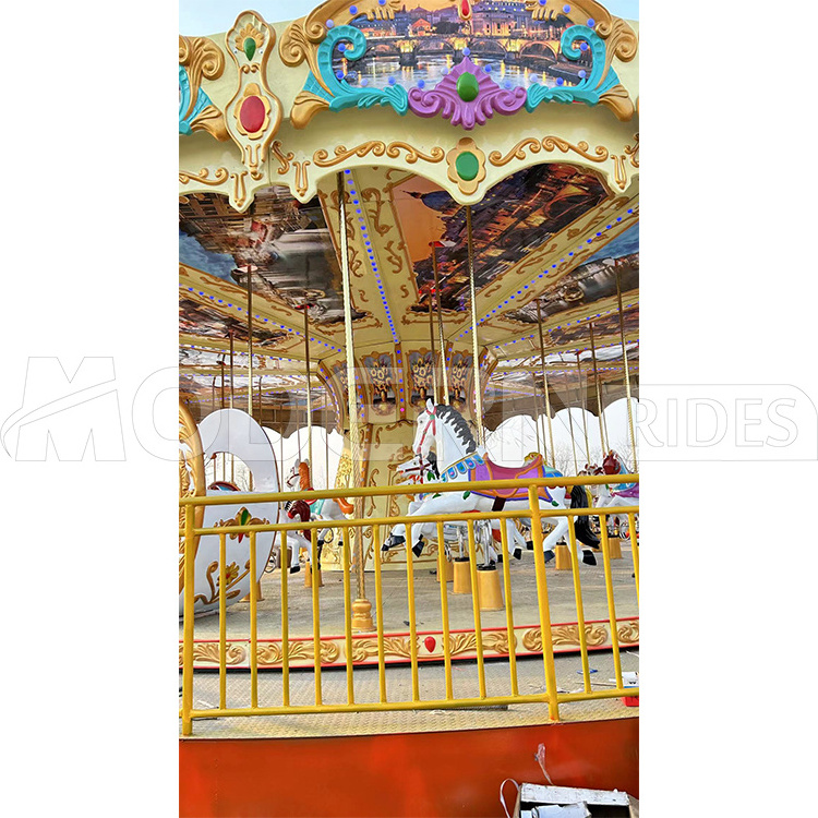 Modern customized new design high quality factory directly supply carousel horse rides for sale