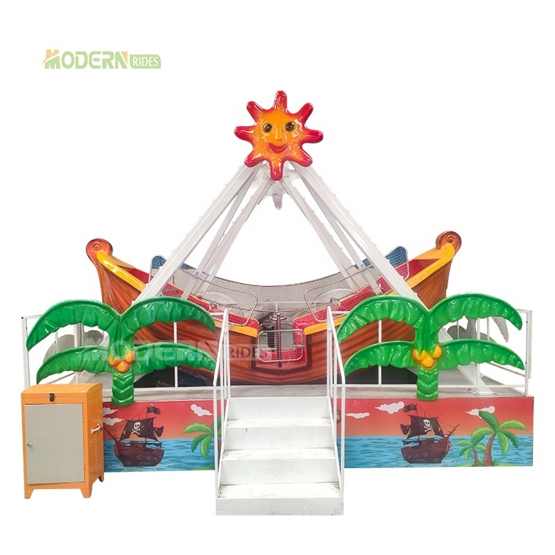 Funny swing viking boat indoor thrill rides amusement equipment mini pirate ship ride for sale