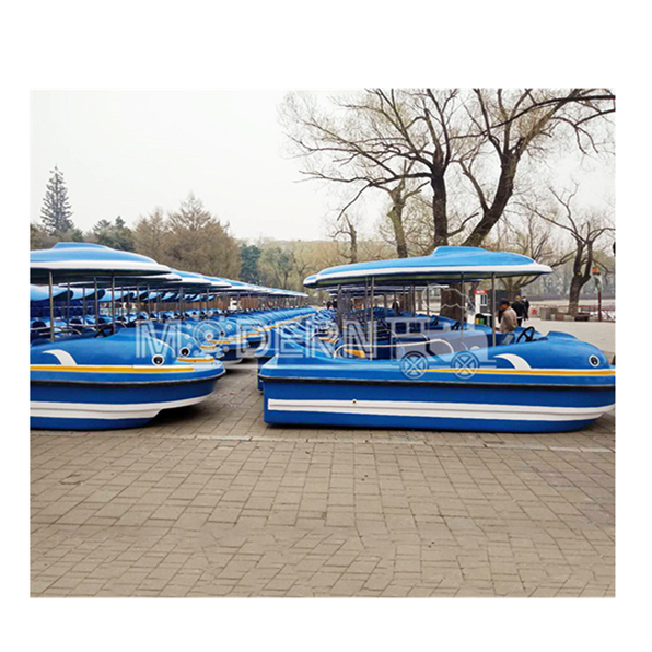 Mini Leisure floating person padel water fishing entertainment small fiberglass kids adult speed electric boat with engine motor