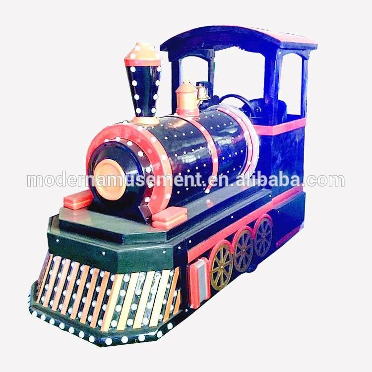 Kids amusement equipment trackless train mini electric mall train