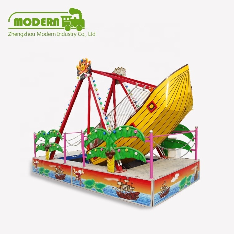 Interesting mini pirate ship theme park kids playground amusement rides swing viking boat for sale