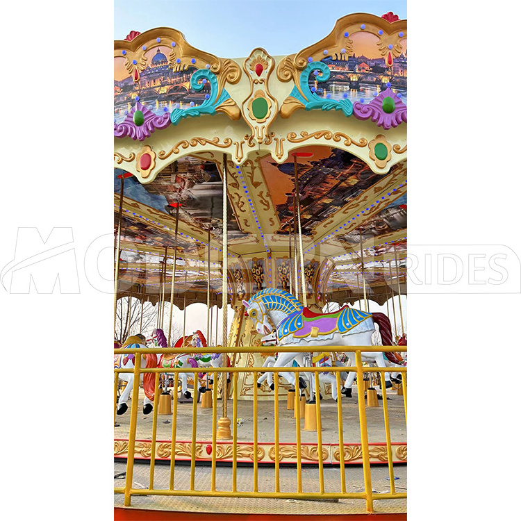 Modern customized new design high quality factory directly supply carousel horse rides for sale