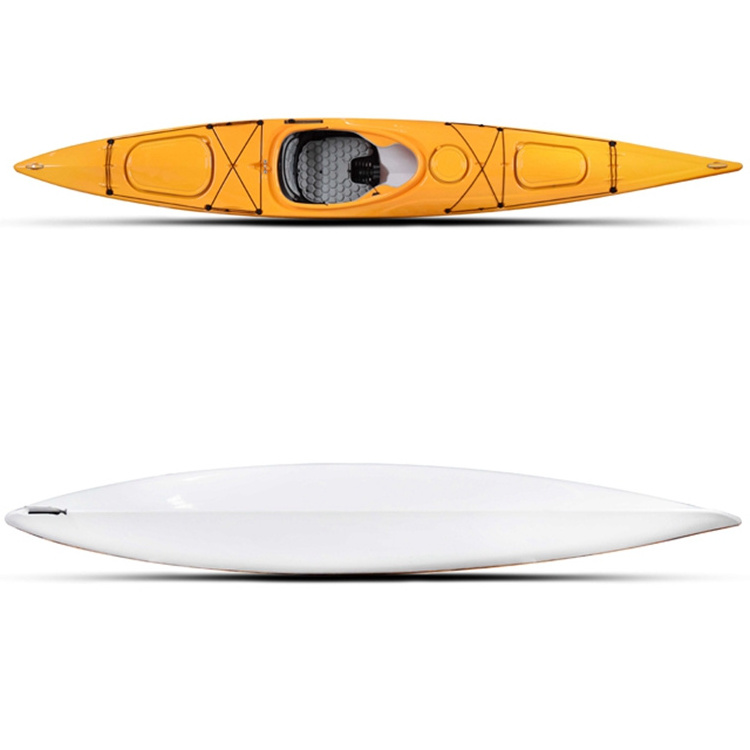 Wholesale Single Fishing Kayak OEM/ODM Sea Canoe High Quality Ocean Fishing Kayak Cheap Pedal Kayak