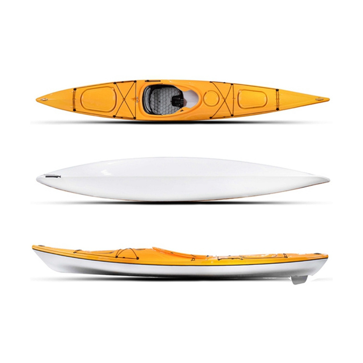 Wholesale Single Fishing Kayak OEM/ODM Sea Canoe High Quality Ocean Fishing Kayak Cheap Pedal Kayak