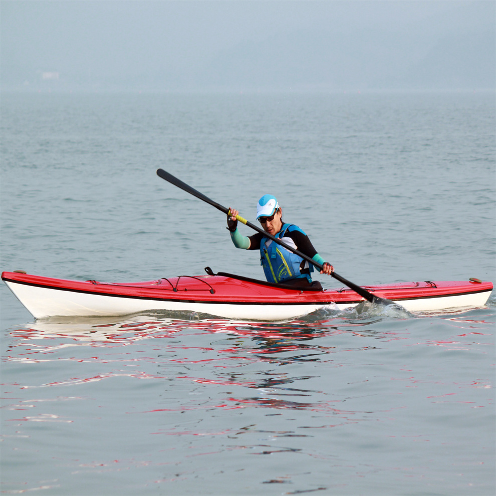 Wholesale Single Fishing Kayak OEM/ODM Sea Canoe High Quality Ocean Fishing Kayak Cheap Pedal Kayak