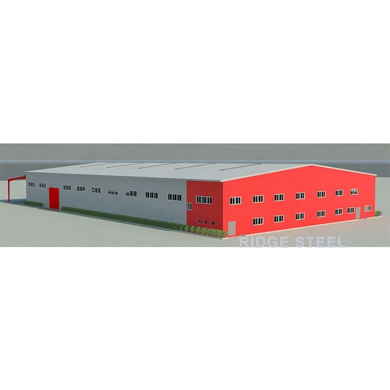 Light Gauge Steel Framing Prefabricated Hall Building / Factory / Shed building steel structure Drawing