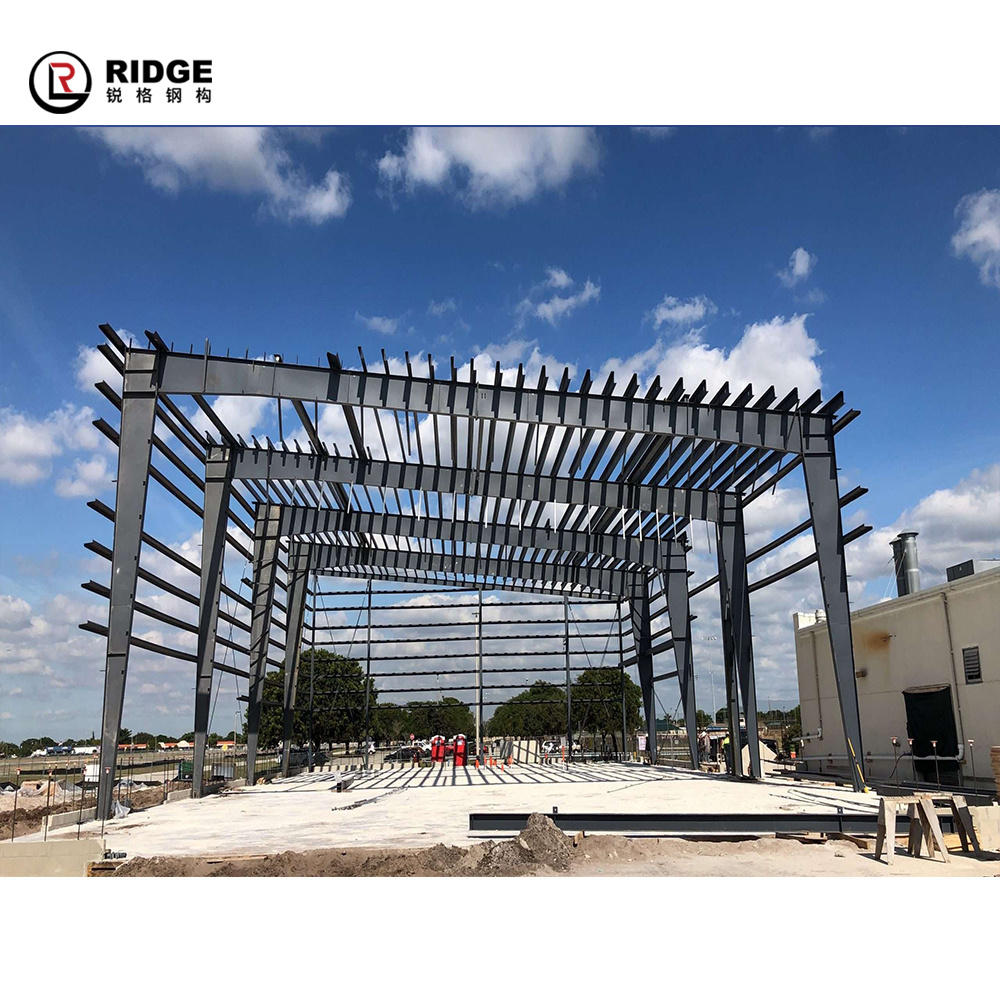 custom design metal frame construction prefab steel building  bailey bridge ware house holon building