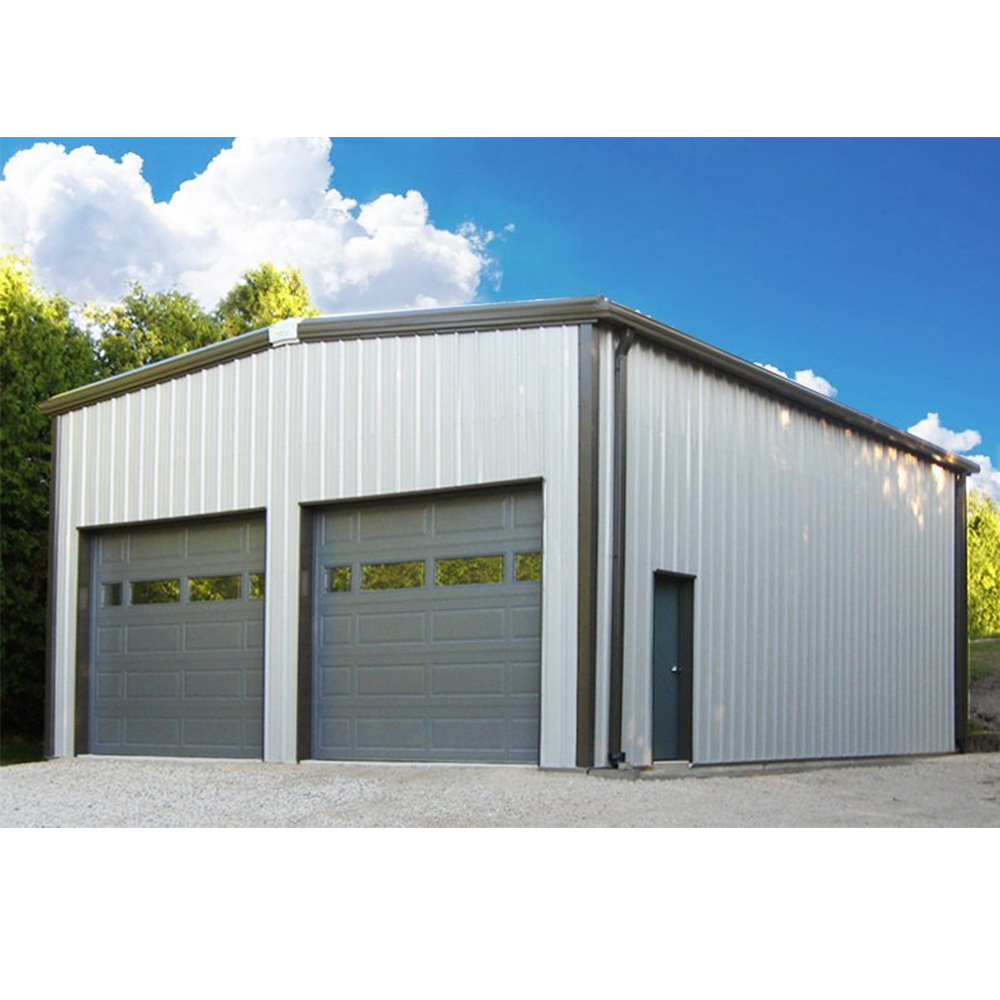 Prefab Steel Structure Carparking Portable Garage For Two Car Parking Household Carport