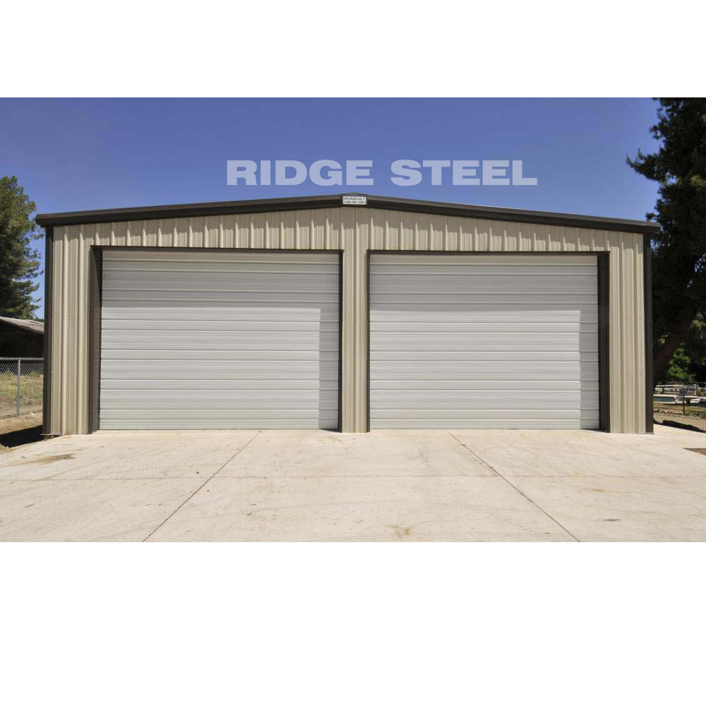 Prefab Steel Structure Carparking Portable Garage For Two Car Parking Household Carport