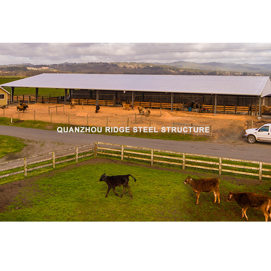 China Low Cost Prefab Metal Steel Structure Cow/goat /cattle/sheep Farm Building/barn/shed For Sale