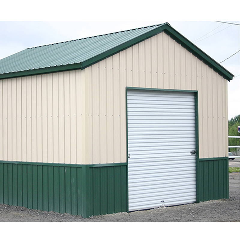 Eco-friendly good plasticity  steel material prefab garage carports for car parking