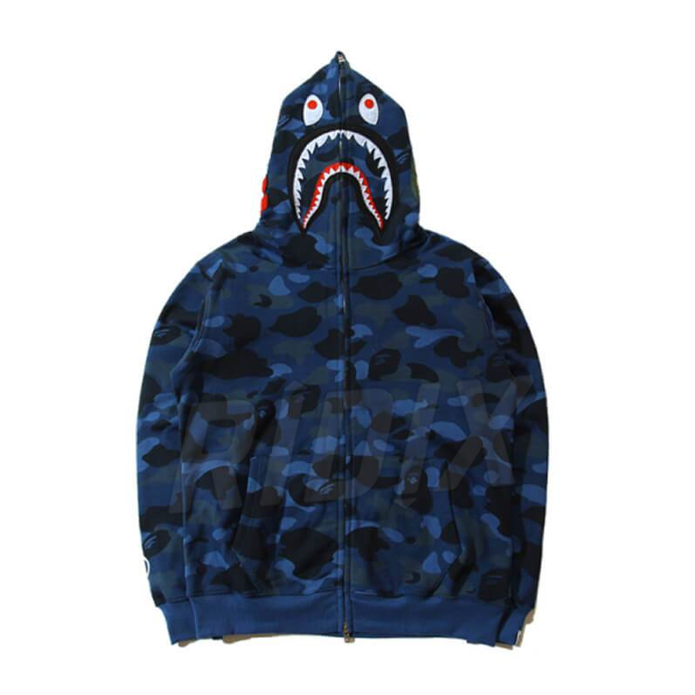 Available in Different Color Face up Full Zipper Hoodies Sublimation Camo Printing High Quality Men Hoodies