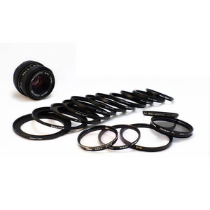 Digital DSLR Camera lens adapt aluminum    49-52-55-58-62-67-72-77-82 mm step up ring 8pcs/set