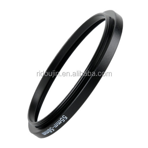 Camera aluminum 55-58mm step up ring lens adapter ring