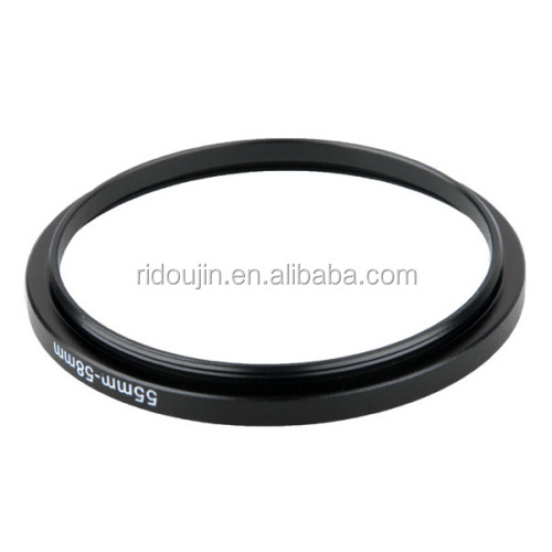 Camera aluminum 55-58mm step up ring lens adapter ring