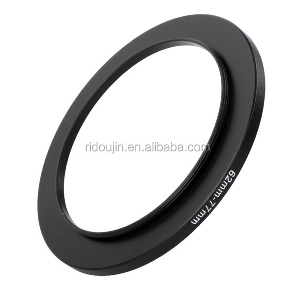 Camera aluminum 62-77mm step up ring lens adapter ring