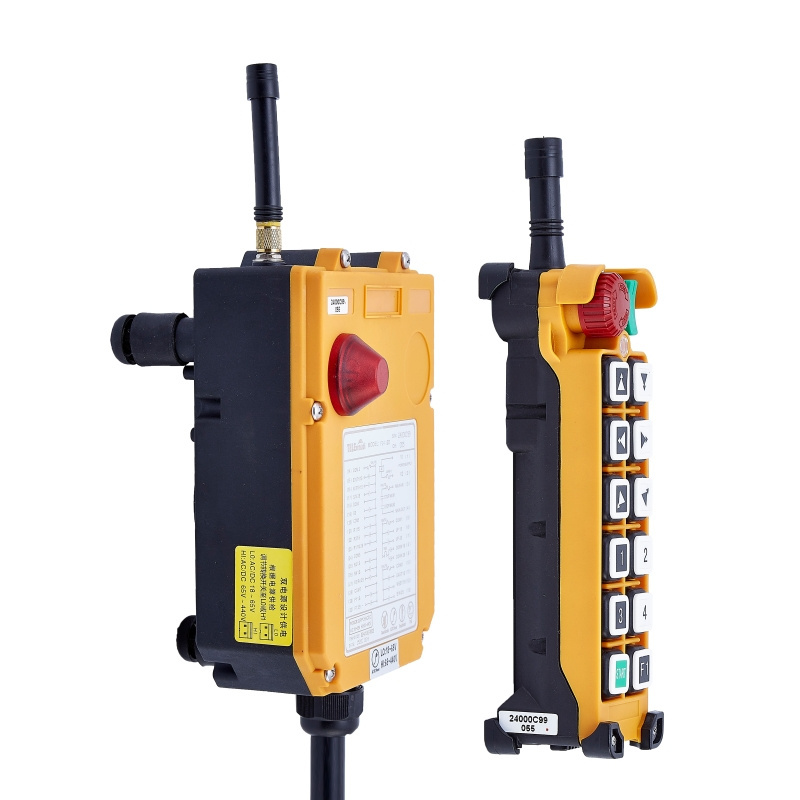 Telecrane industrial radio wireless remote control 24-12D  12 double speed button for crane truck and hoist