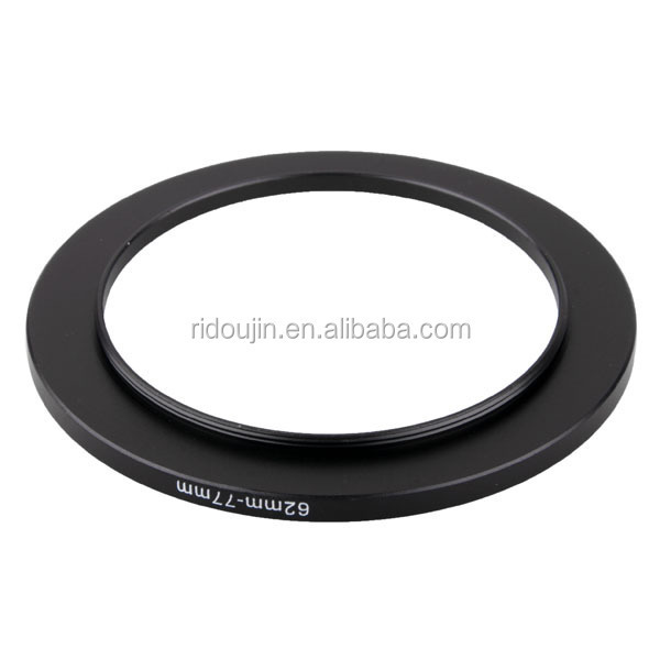 Camera aluminum 62-77mm step up ring lens adapter ring