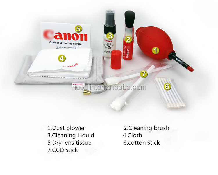 7 in 1 for canon camera lens cleaning kit for digital product Canon DSLR