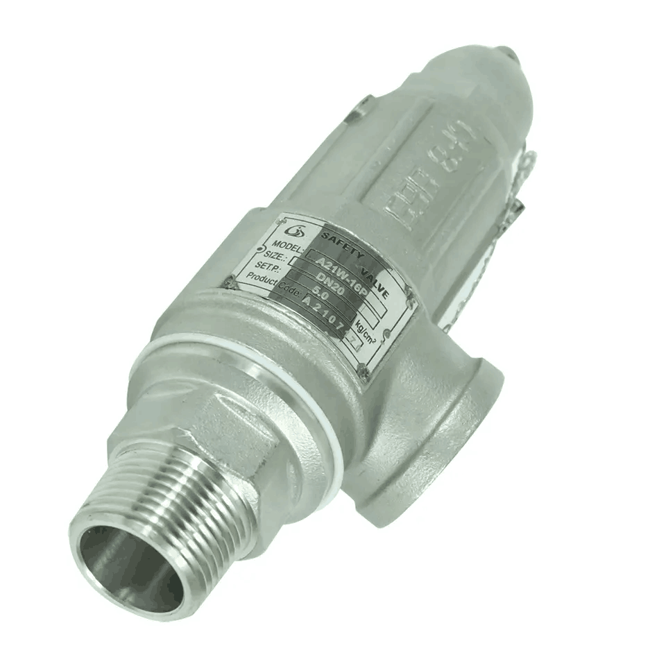 QINFENG CF8 Cf8m Stainless Steel 304 316 Bsp Npt Threaded High Pressure relief Air Gas Steam Water Safety Valve