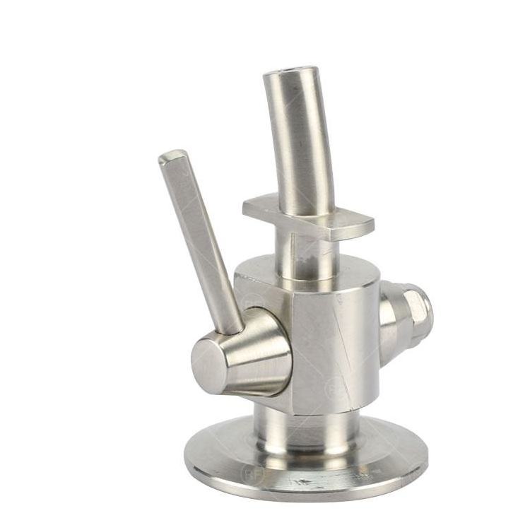 QINFENG DN5-DN10 Stainless Steel Pneumatic & Manual Food Grade Hygienic Sanitary Control Valve Water Heater Service Valves