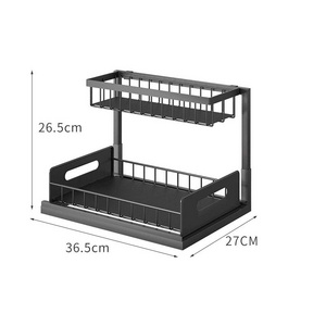 Bathroom Sink Bottle Storage 2 Tier Kitchen Counter Countertop Spice Rack With Jars Tiered Shelf For Countertop Bathroom Counter