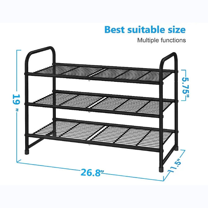 Foldable Narrow Slim Vertical Diy Tall Shoe Rack For Closet Chappal Stand Organizer Closet Outdoor For Home