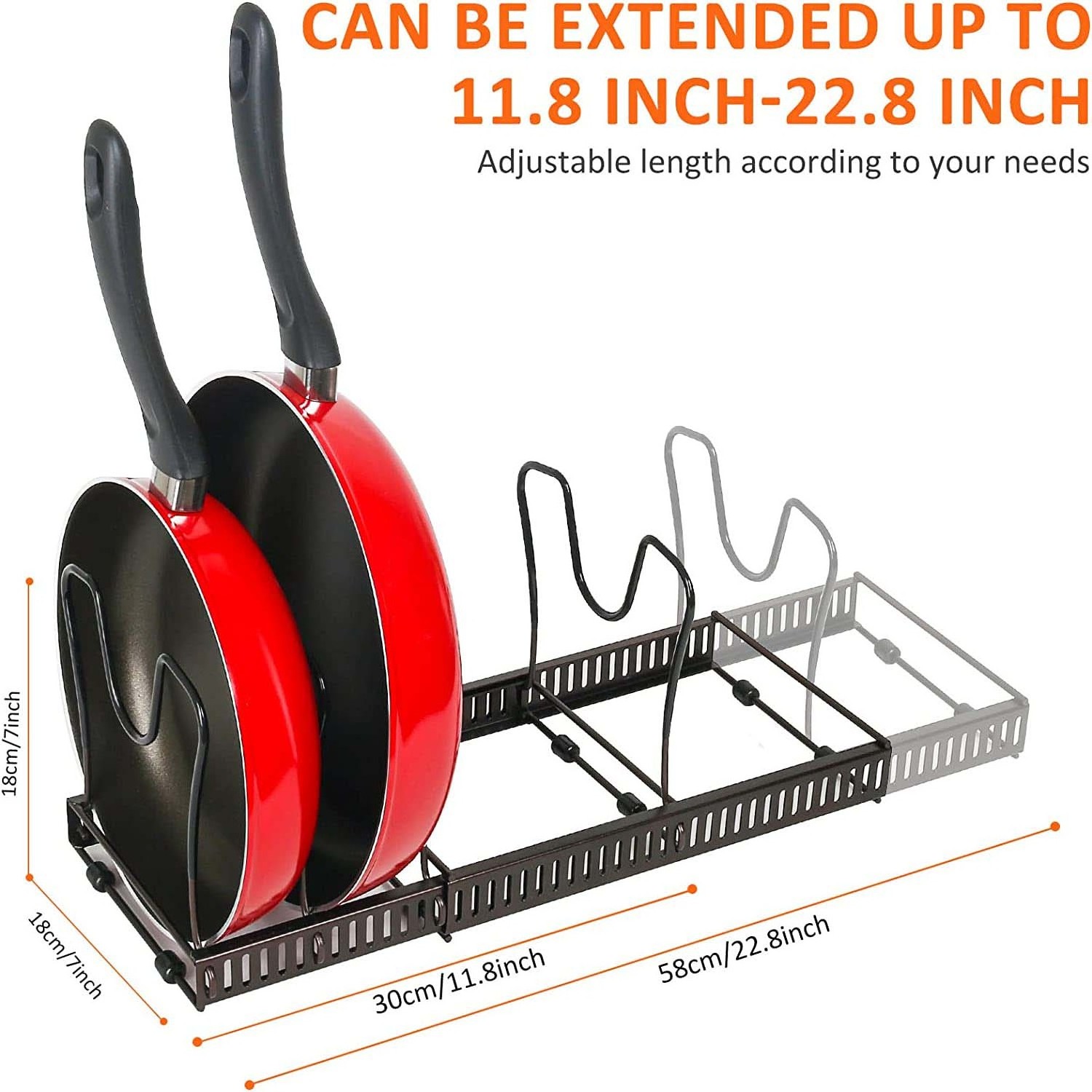 Lid Holder Kitchen Wire Racks Counter Drying Storage Drainer Countertop Pot Dish Rack For Small Kitchen Countertop