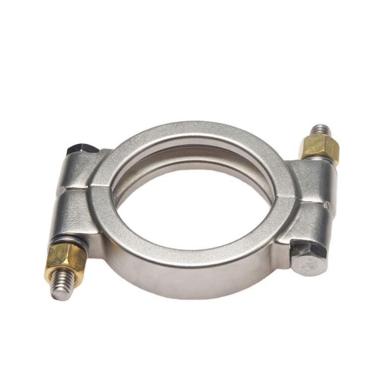 Sanitary Stainless Steel Tri Clamp Heavy Duty High Pressure High Strength Equipment Pipe Clamp