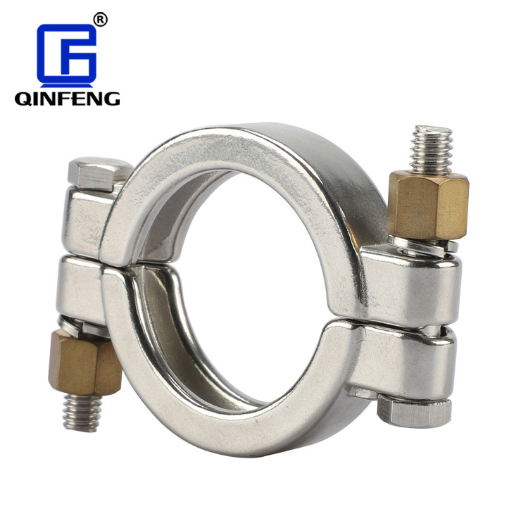 Sanitary Stainless Steel Tri Clamp Heavy Duty High Pressure High Strength Equipment Pipe Clamp